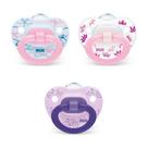 Chupetas Nuk roxo/lilás/rosa Importada pack 3 Unidades- 18 à 36 Meses Chupetas Nuk roxo/lilás/rosa Importada pack 3 Unidades- 18 à 36 Meses