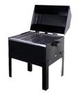 Churrasqueira A Bafo Mini Preta 0.40x0.30 Com Grelha Inox