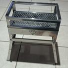 Churrasqueira a Carvão Inox Grelha Inox Modelo Luxo Churrasqueira a Carvão Inox Grelha Inox Modelo Luxo