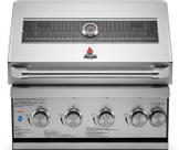 Churrasqueira a Gás Chaleur PRO Square View 4 Queimadores 1 Infrared Inox 304 com Visor de Vidro