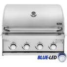 Churrasqueira a gás de embutir Gelb Küche Professional LED 4-burner