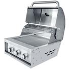 Churrasqueira à gás de embutir Gelb Küche Signature 3-burner