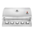 Churrasqueira a Gás de Inox Chaleur Grill de Embutir Queimadores para Bancadas