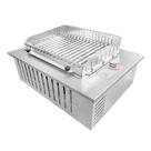 Churrasqueira a gás inox de embutir grelha argentina (gás botijão p13)