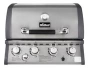 Churrasqueira A Gás Mr Beef Embutir 4 Queimadores Inox