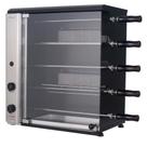 Churrasqueira a Gás Natural de Bancada Vertical Titan Stand 5 Espetos Giratórios 127V
