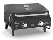 Churrasqueira a gás portátil Lifemaster Dual 10.000 BTU 8L Cooking