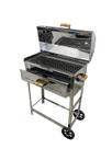 Churrasqueira Abafo Carrinho Suprema Grande N2 60x29 Inox