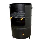 Churrasqueira Alta 200L Aço Carbono e Grelha 90x57x57cm