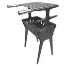 Churrasqueira Alumínio Fundido - Cozinha e Casa - Cor Preto Craquelado - 70 cm