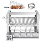 Churrasqueira Alvenaria Moderna Gira Giratória Grill Elevatória 4 Espetos - Luxo Inox Churrasqueira Alvenaria Moderna Gira Giratória Grill Elevatória 4 Espetos - Luxo Inox
