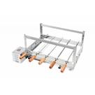 CHURRASQUEIRA ARKE ROTATATIVA 05 ESPETOS GIRA BEM INOX 626m