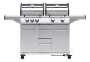 Churrasqueira Bafo Gas Grill 4 Queimadores 170x55x118 Cm
