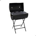 Churrasqueira Bafo Grill Extra Grande com Suporte Móvel para BBQ Preta Churrasqueira Bafo Grill Extra Grande com Suporte Móvel para BBQ Preta