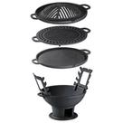 Churrasqueira Completa de Ferro Fundido Gengin Skan 32cm