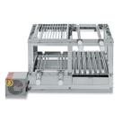 Churrasqueira CONJUGADA Inox Multifunções 60cm - 4 Espetos Giratórios + Grelha Parrilha Móvel + Grelha Uruguaia Móvel Churrasqueira CONJUGADA Inox Multifunções 60cm - 4 Espetos Giratórios + Grelha Parrilha Móvel + Grelha Uruguaia Móvel