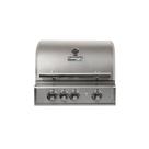 Churrasqueira cuisinart artkon premium a gás com 3 queimadores em aço inoxidável 65cm 220v 4093250002