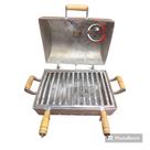 Churrasqueira de alumínio batido /tamanho m + produto linha PREMIUM