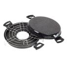 Churrasqueira De Fogão Antiaderente 25Cm Preto Nacional
