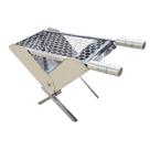 Churrasqueira de Inox Dobrável - Apto Pesca Camping Praia