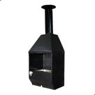 Churrasqueira de Parede Wall Vesuvio Vulkania Grill com Grelhas em Inox, Porta Espetos e Abridor de Bebidas