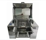 Churrasqueira ecologica com tampa med 57x41 - inox 430