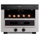 Churrasqueira Elétrica 2000W com 5 Espetos Rotativos Inox e Timer Compacta, Moderna e Fácil Limpeza 127V 220V
