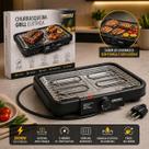 Churrasqueira Elétrica Grill 2000W Anti Fumaça Portátil Com Controle de Temperatura 127V ou 220V Churrasqueira Elétrica Grill 2000W Anti Fumaça Portátil Com Controle de Temperatura 127V ou 220V