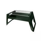 Churrasqueira Em Aço Dobrável, Compacta 22 Cm Camping/pesca Cor Preta - Western