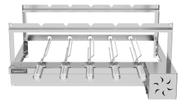 Churrasqueira fastgrill c/ kit motor 5 espeto - fast gourmet