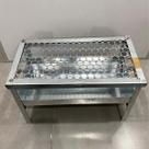 Churrasqueira Galvanizada Com Grill Portátil Aço Anti Corte