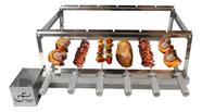 Churrasqueira Gira Grill 6 Espeto Inox Lado Esquerdo infinity grill