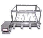 Churrasqueira Giragrill 4 Espetos Inox motor esquerdo bivolt
