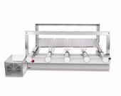 Churrasqueira Giratoria Grill Inox 5 Espetos Lado