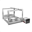 Churrasqueira Giratoria Inox Premium Ag + Kit 3 Espetos Churrasqueira Giratoria Inox Premium Ag + Kit 3 Espetos