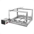 Churrasqueira Giratoria Inox Premium Ag + Kit 4un Espetos Churrasqueira Giratoria Inox Premium Ag + Kit 4un Espetos