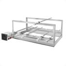 Churrasqueira Giratoria Inox Premium Ag + Kit 6 Espetos Churrasqueira Giratoria Inox Premium Ag + Kit 6 Espetos