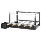 Churrasqueira giratoria trongrill preta 5 espetos bivolt