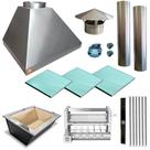 Churrasqueira Gourmet Makeer 340 2 Giratorio 3 Vidros 2417 P