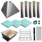 Churrasqueira Gourmet Makeer 5 S Fundo 3 Vidros 2507 P Churrasqueira Gourmet Makeer 5 S Fundo 3 Vidros 2507 P