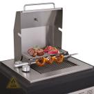Churrasqueira Grill de Embutir a Gás com Tampa Premium Gás Natural Titan