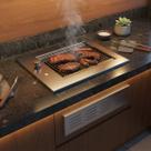 Churrasqueira Grill de Embutir a Gás com Veneziana Diamond Little GLP