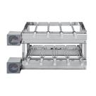 Churrasqueira Grill DUPLA Rotativa Inox - 9 Espetos Giratórios Churrasqueira Grill DUPLA Rotativa Inox - 9 Espetos Giratórios