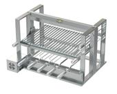 Churrasqueira Grill Elevatória Gourmet Inox 5 Espetos Argentina