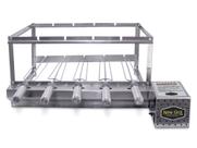 Churrasqueira Grill Giratória Inox, Com 5 Espetos Que Gira BIVOLT