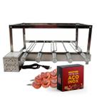Churrasqueira Grill Giratória Inox Gira 5 Espetos Motor Weg