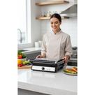 Churrasqueira Grill Inox 180º Grande Capacidade Antiaderente
