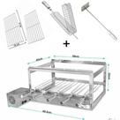 Churrasqueira Grill Inox 5 Espetos mais Acessórios