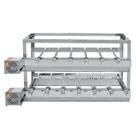 Churrasqueira Grill Rotativa TRIPLA ESPECIAL Inox - 3 Andares, 13 Espetos Giratórios Churrasqueira Grill Rotativa TRIPLA ESPECIAL Inox - 3 Andares, 13 Espetos Giratórios