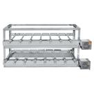 Churrasqueira Grill Rotativa TRIPLA ESPECIAL Inox - 3 Andares, 15 Espetos Giratórios